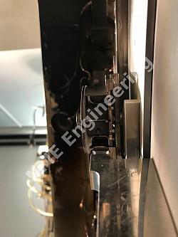 Controles para el cambio de láminas del extractor