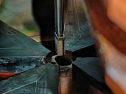 Checking Orientation Of Ion Source To The Chamber During Closing The Tank
