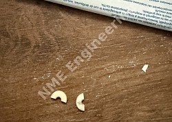 Broken Ion Source Ceramic